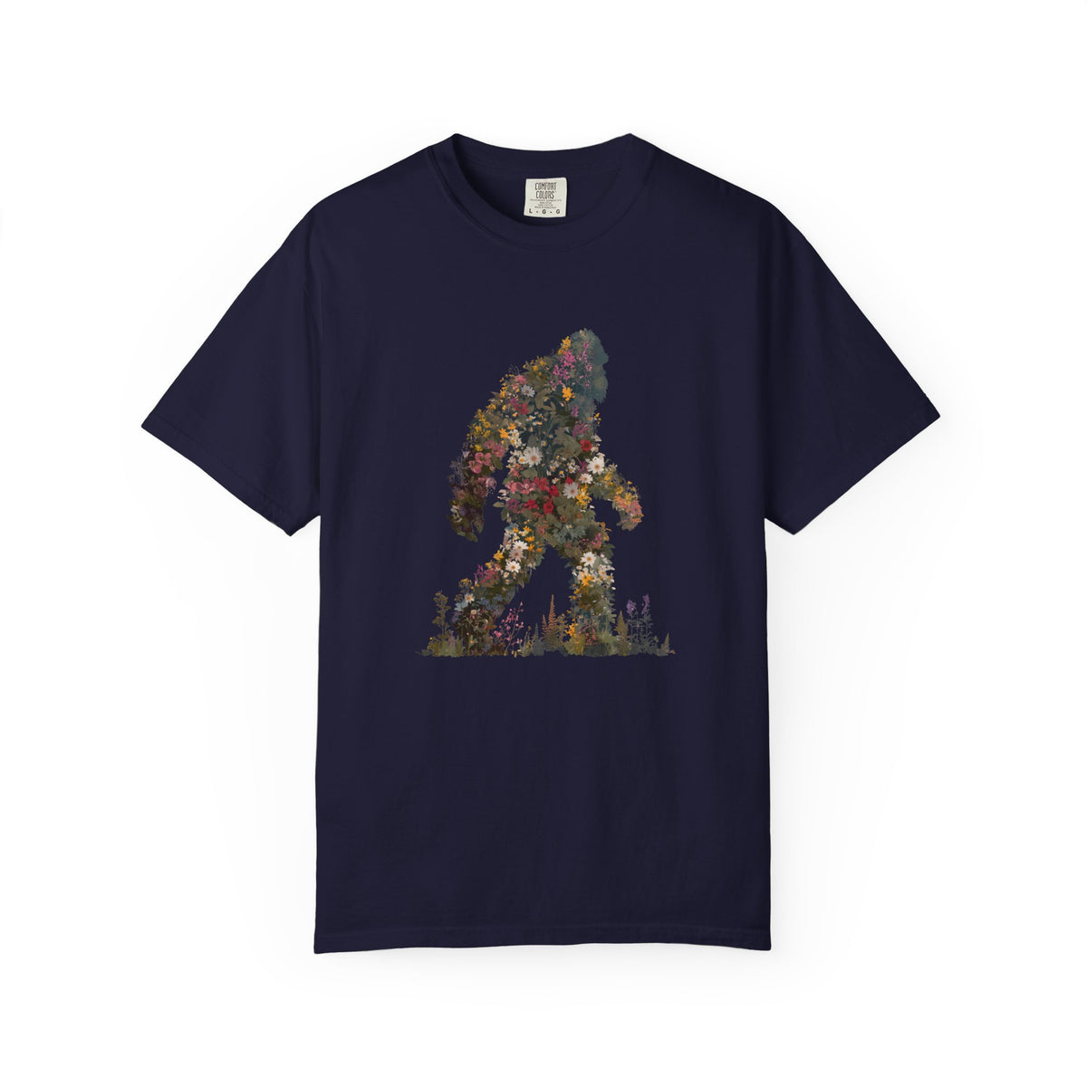 Wild Flowers Sasquatch Graphic T-Shirt