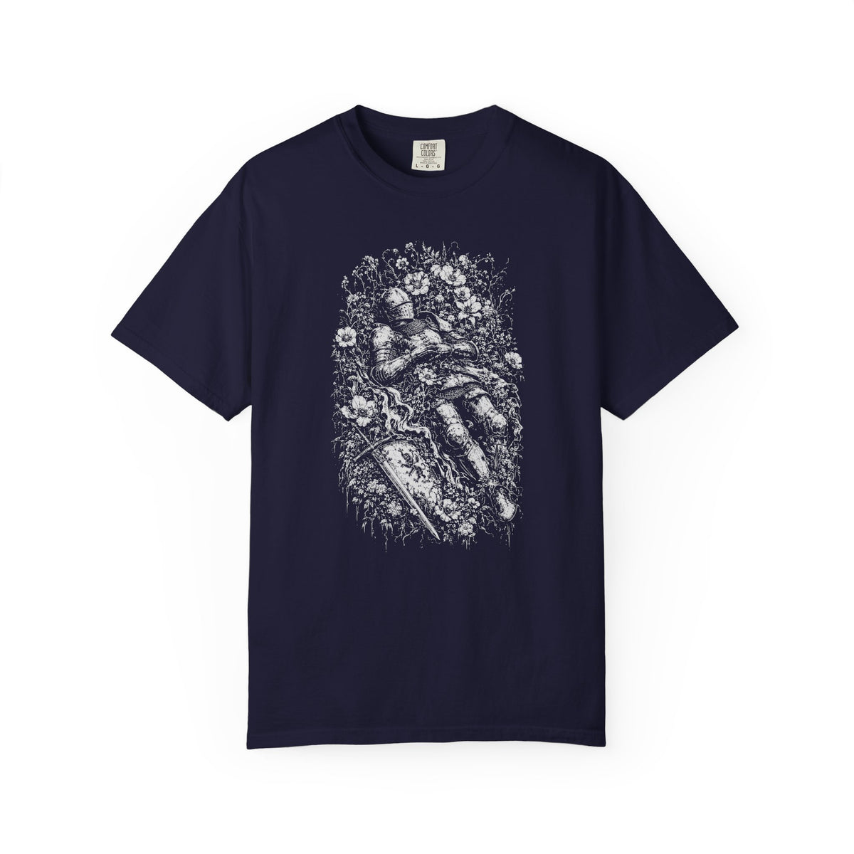 Fallen Knight Wild Flowers Graphic T-Shirt