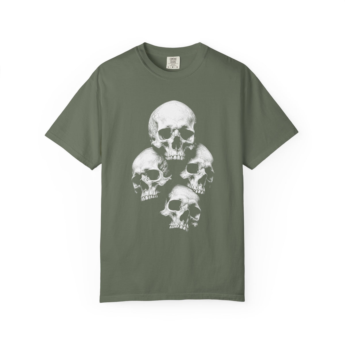 Pile of Skulls Dark Fantasy Graphic T-Shirt