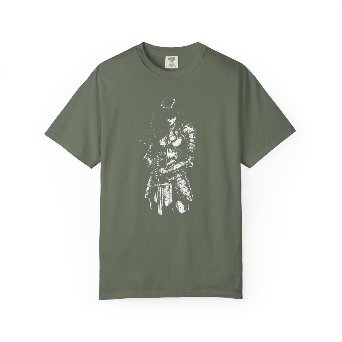 Woman Knight Dark Fantasy Graphic T-Shirt