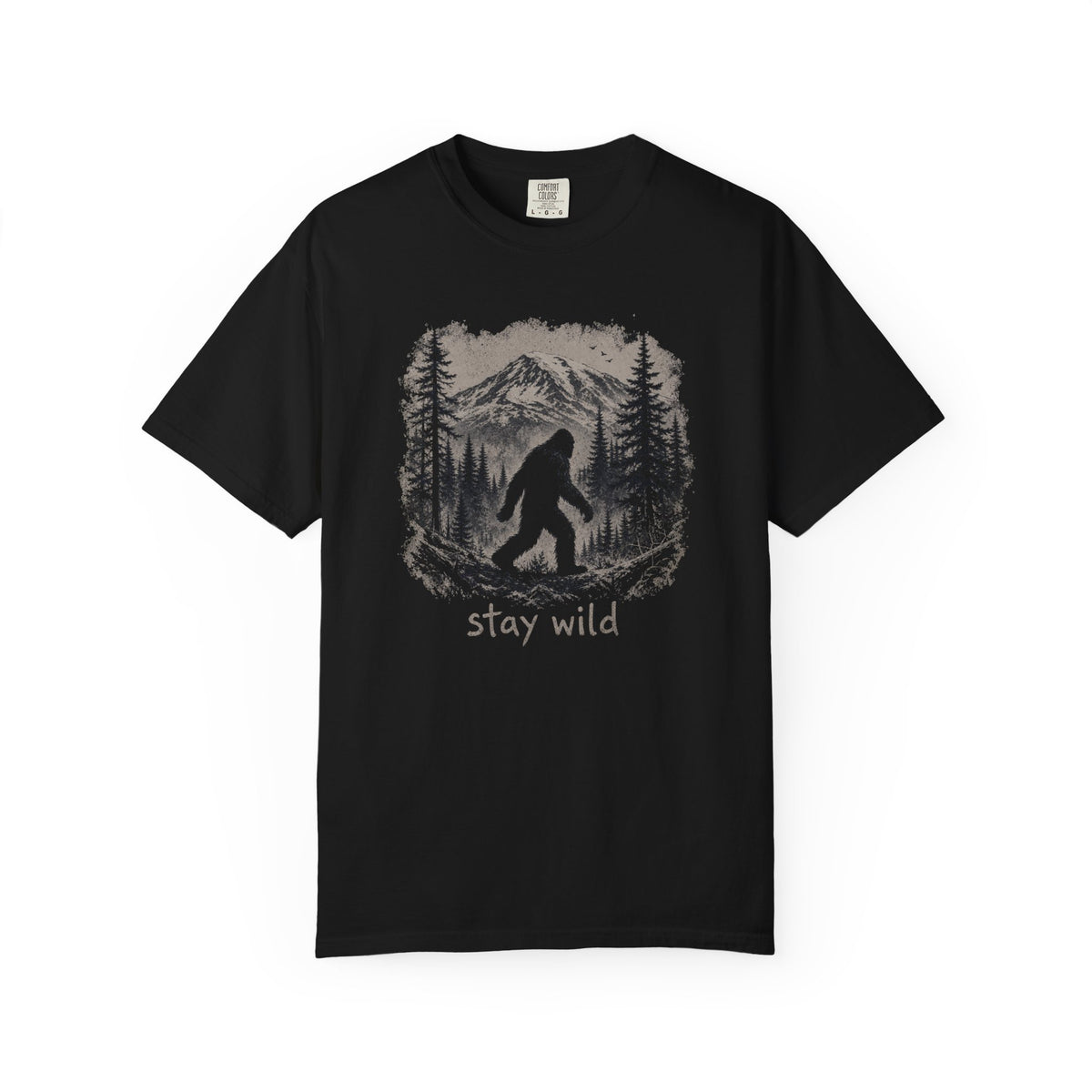 Stay Wild Sasquatch Graphic T-Shirt