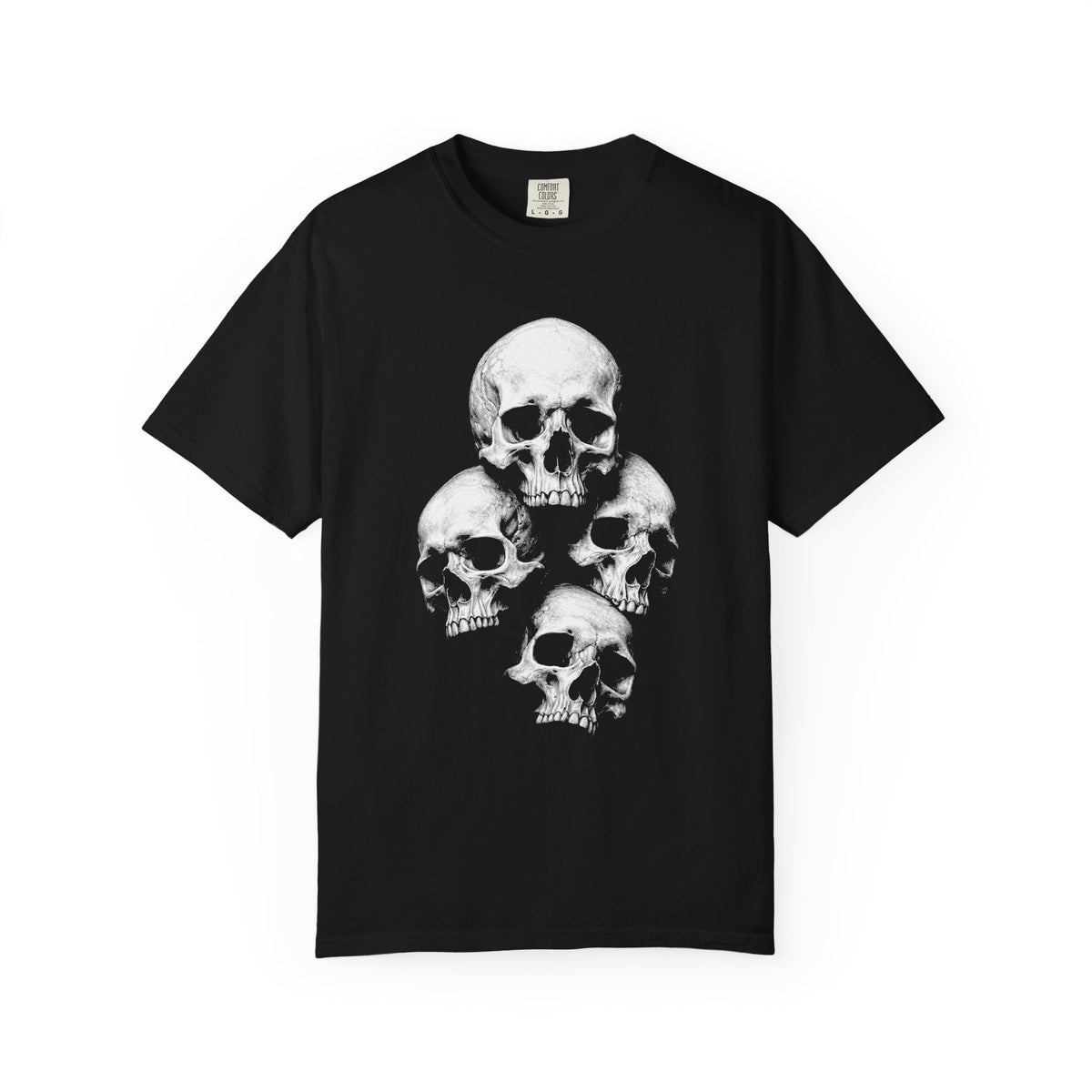 Pile of Skulls Dark Fantasy Graphic T-Shirt