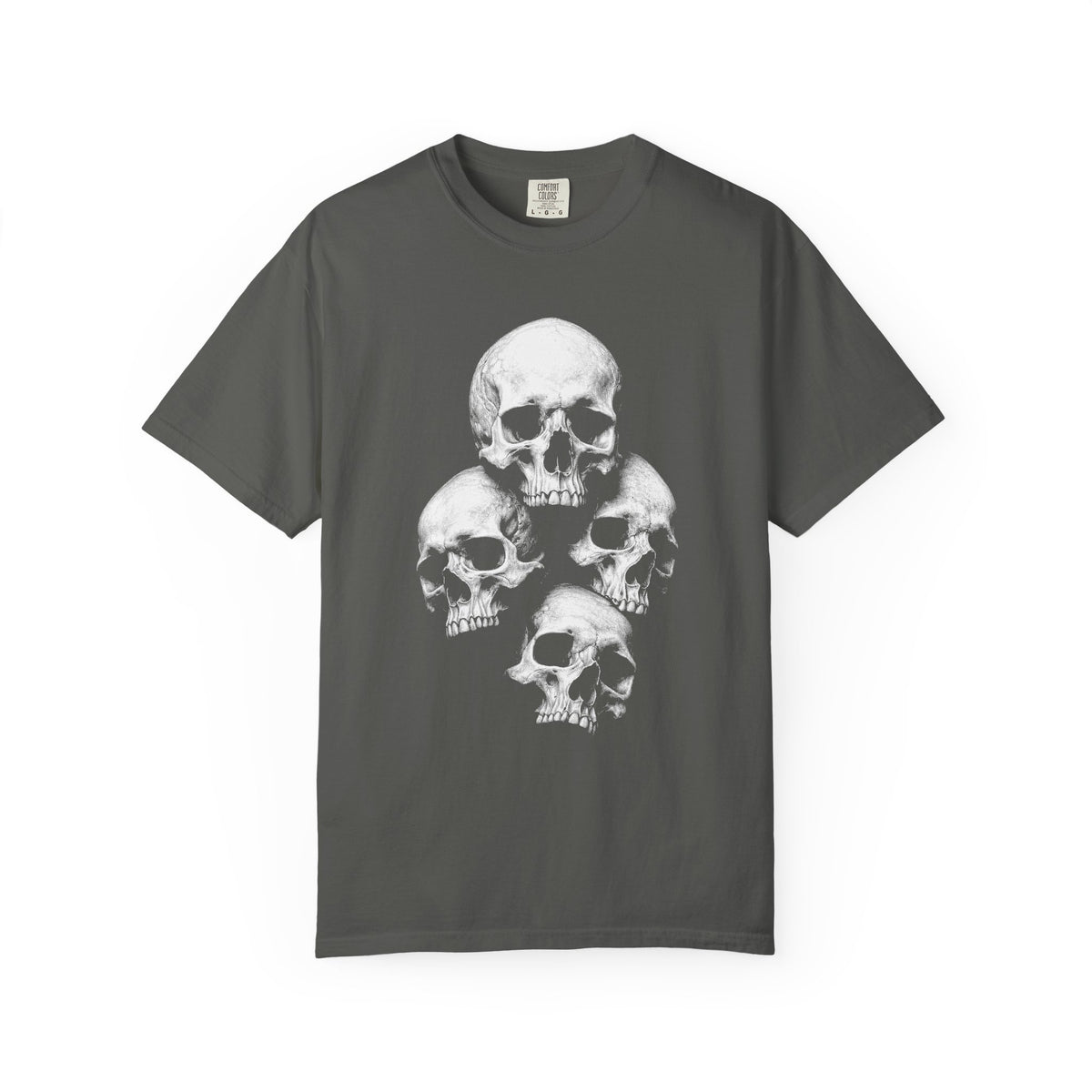 Pile of Skulls Dark Fantasy Graphic T-Shirt
