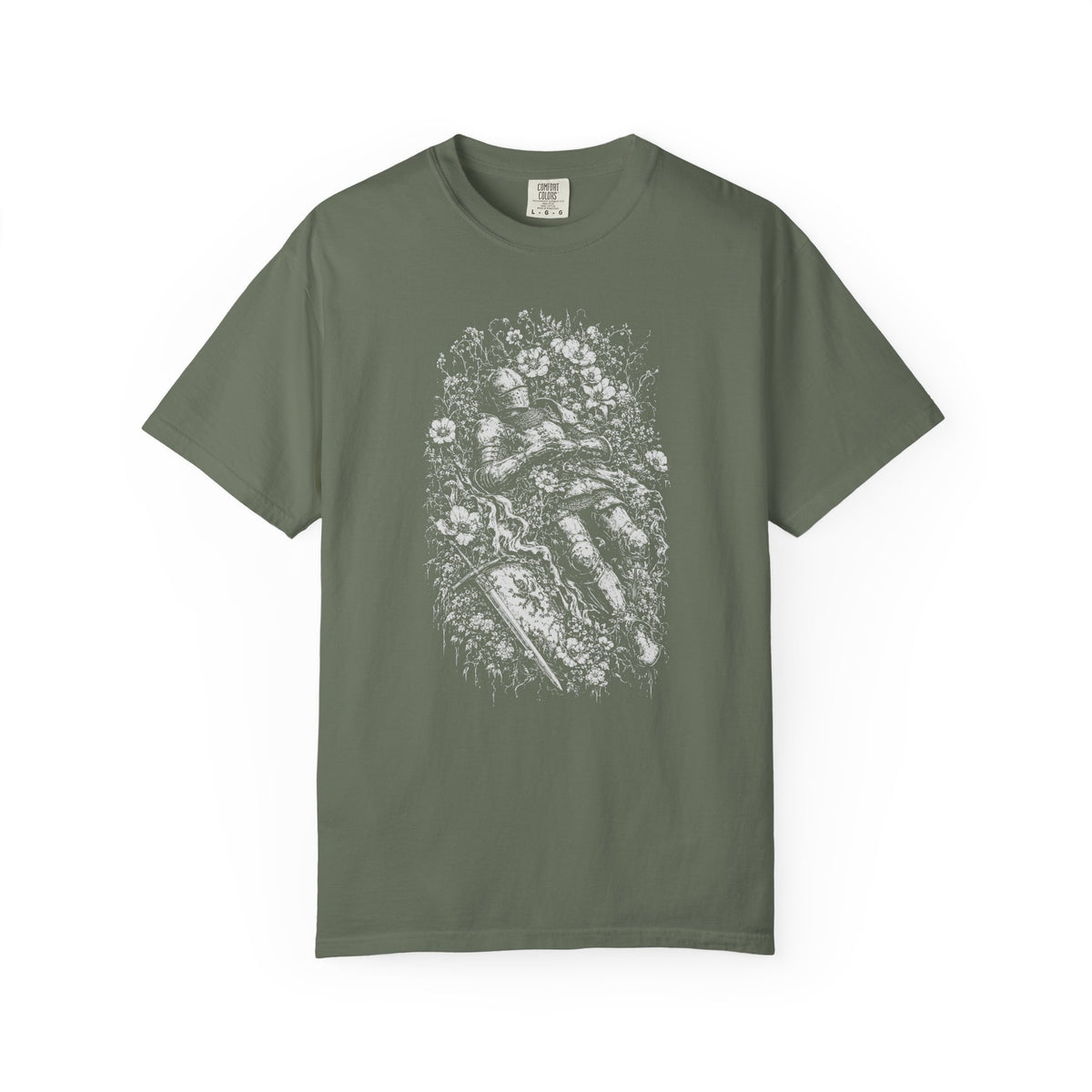 Fallen Knight Wild Flowers Graphic T-Shirt