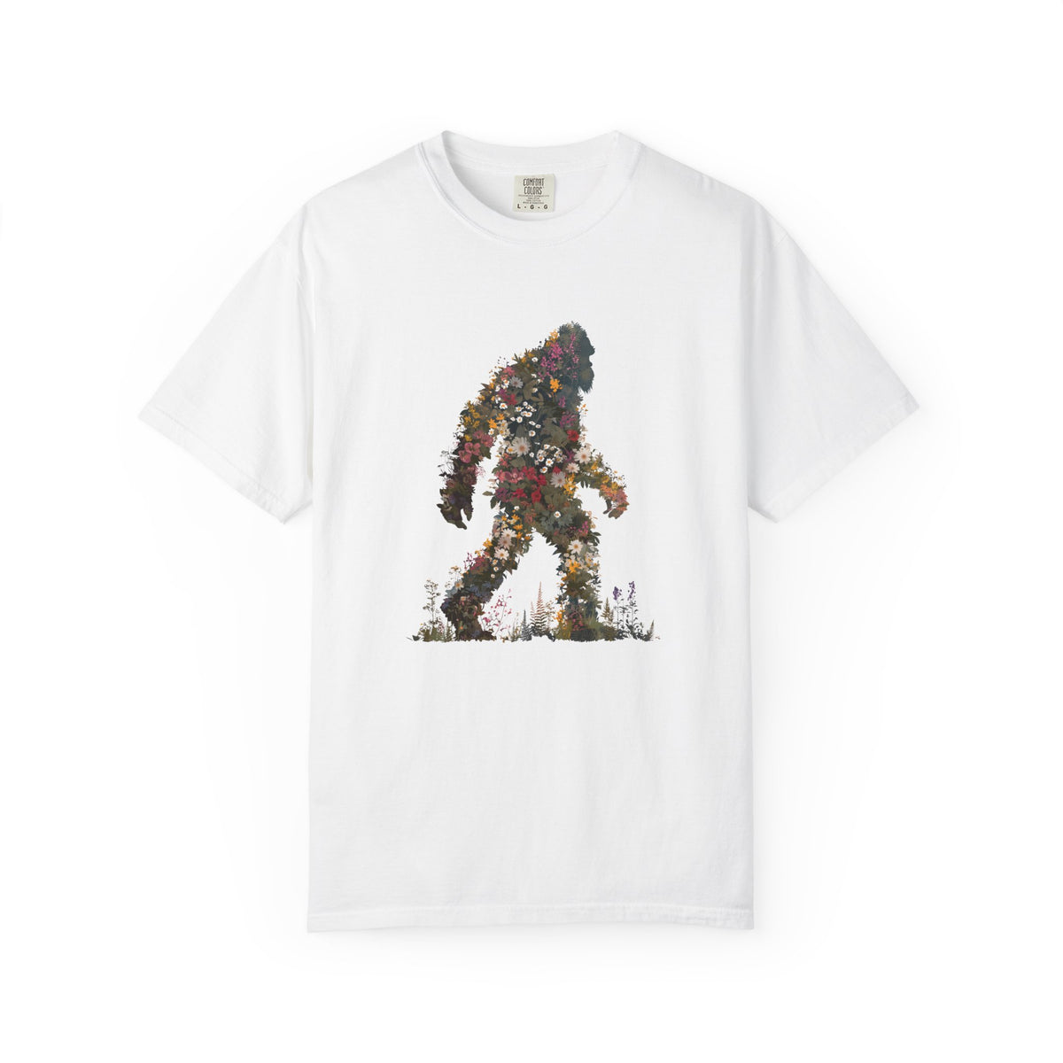 Wild Flowers Sasquatch Graphic T-Shirt