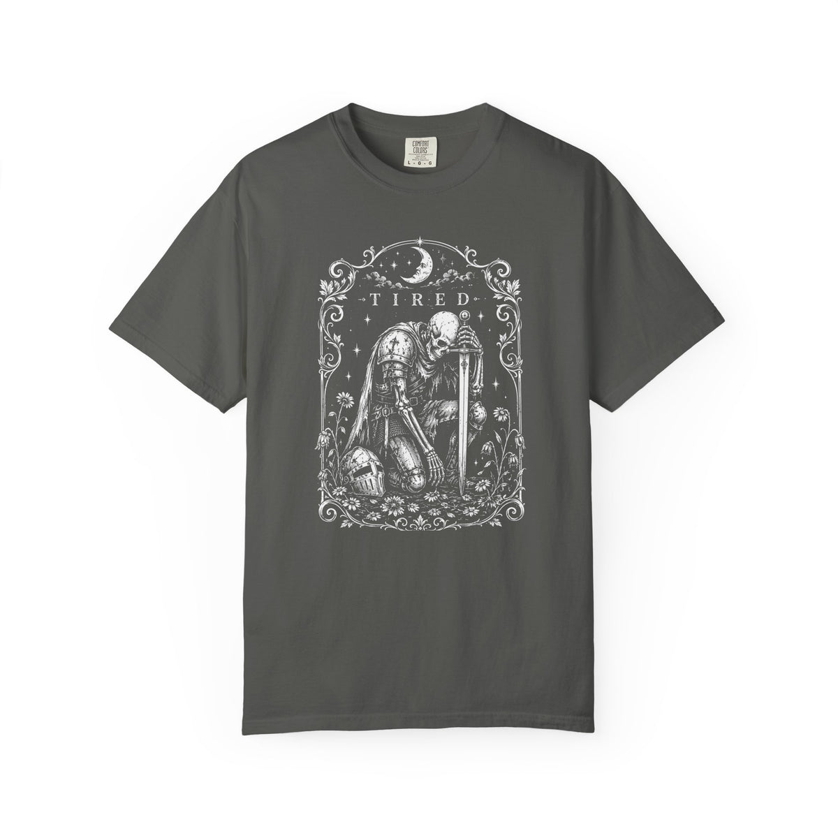 Tired Knight Graphic T-Shirt