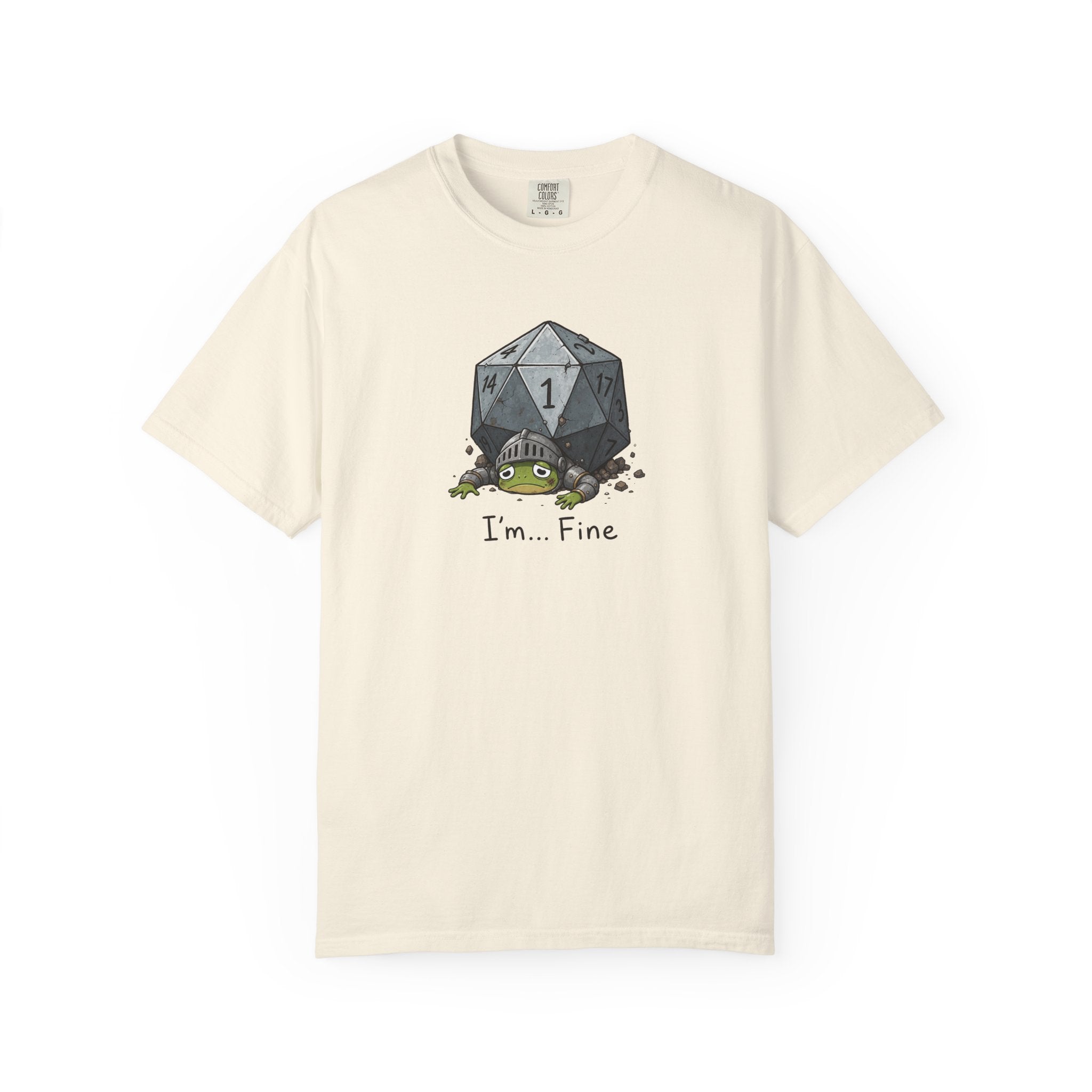 I'm Fine Nat 1 D20 Graphic T-Shirt