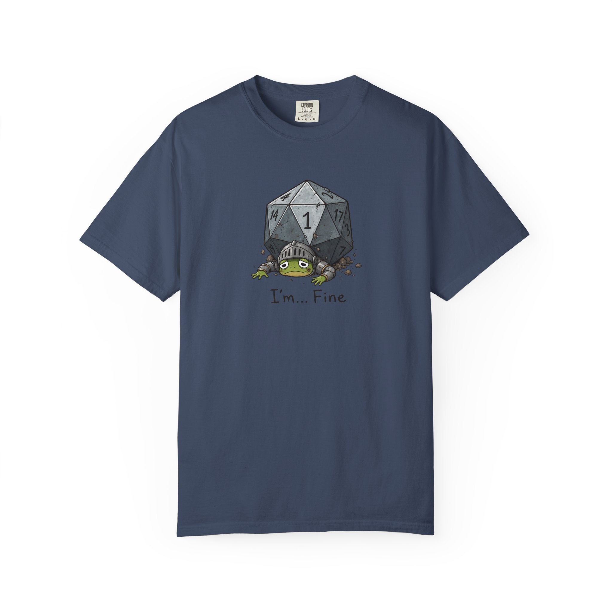 I'm Fine Nat 1 D20 Graphic T-Shirt
