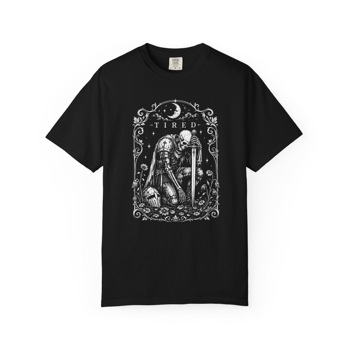 Tired Knight Graphic T-Shirt