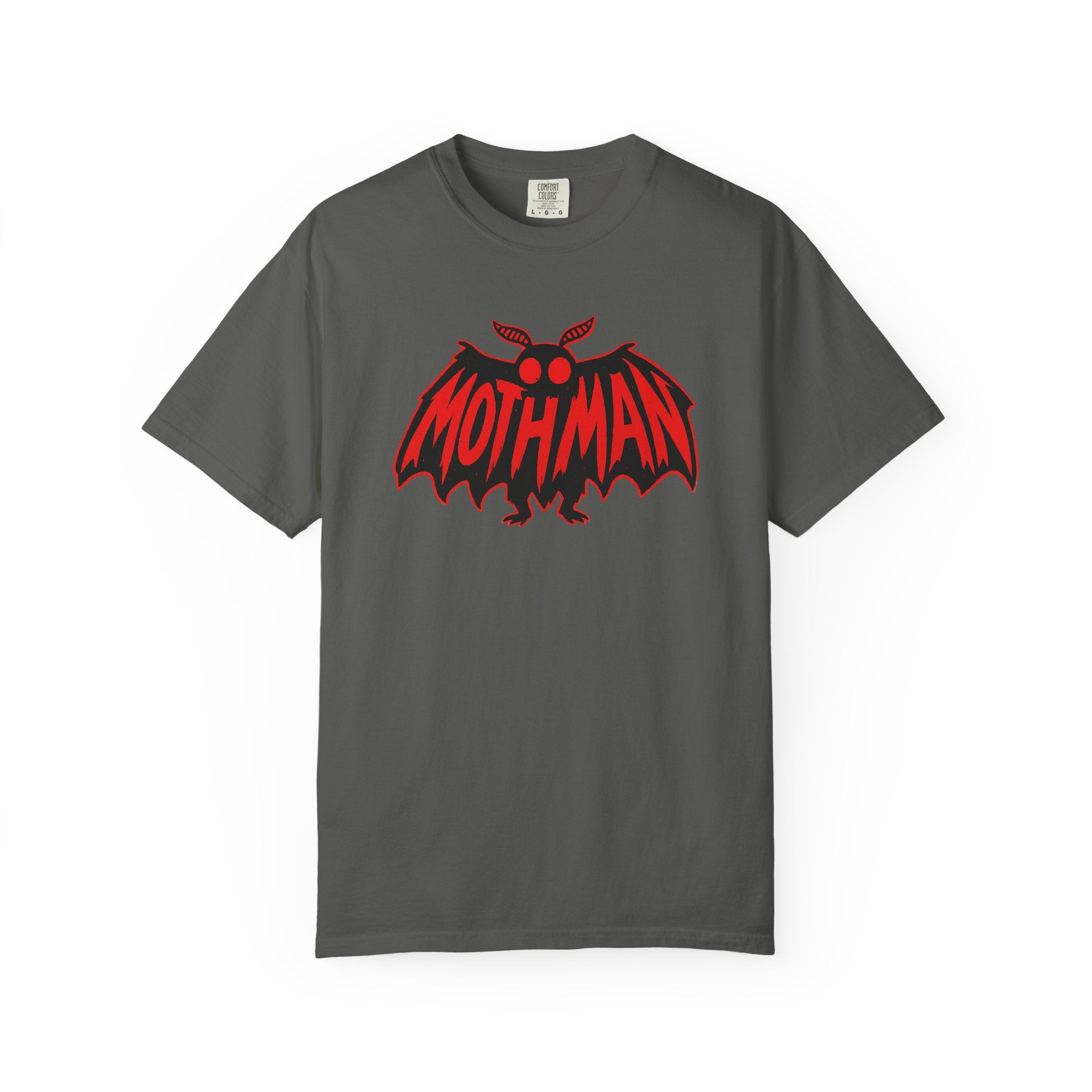 Mothman Red Bat Logo Graphic T-Shirt