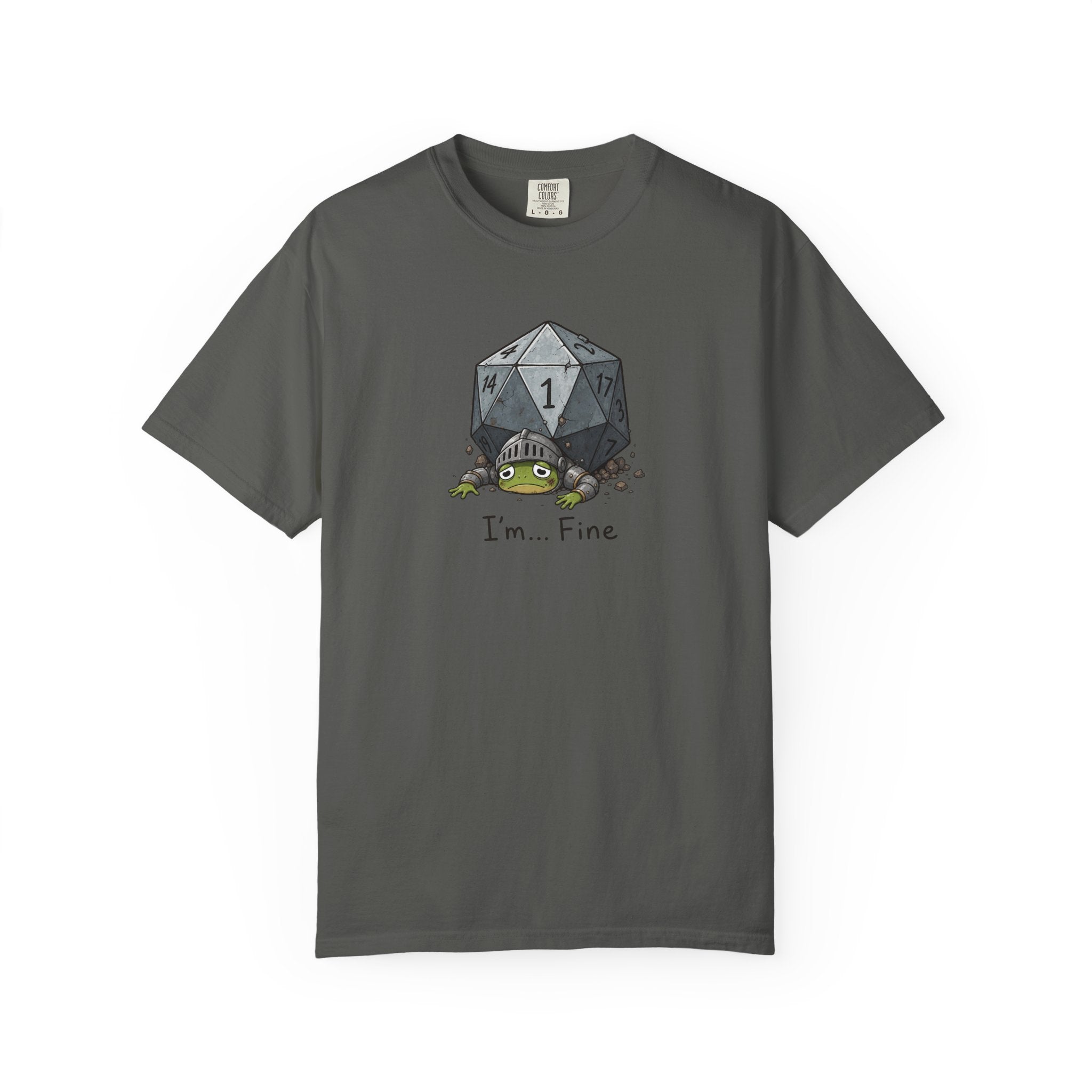 I'm Fine Nat 1 D20 Graphic T-Shirt