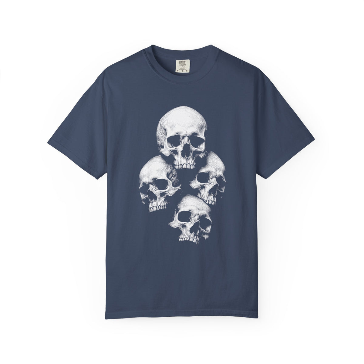 Pile of Skulls Dark Fantasy Graphic T-Shirt