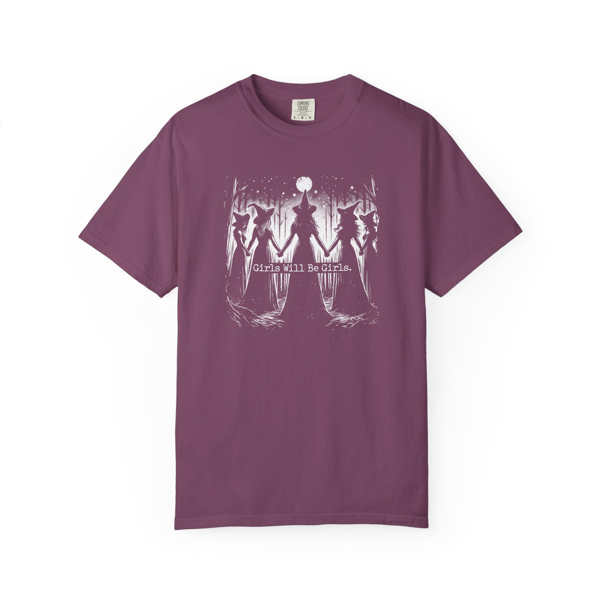 Girls Will Be Girls Witch's Coven Graphic T-Shirt