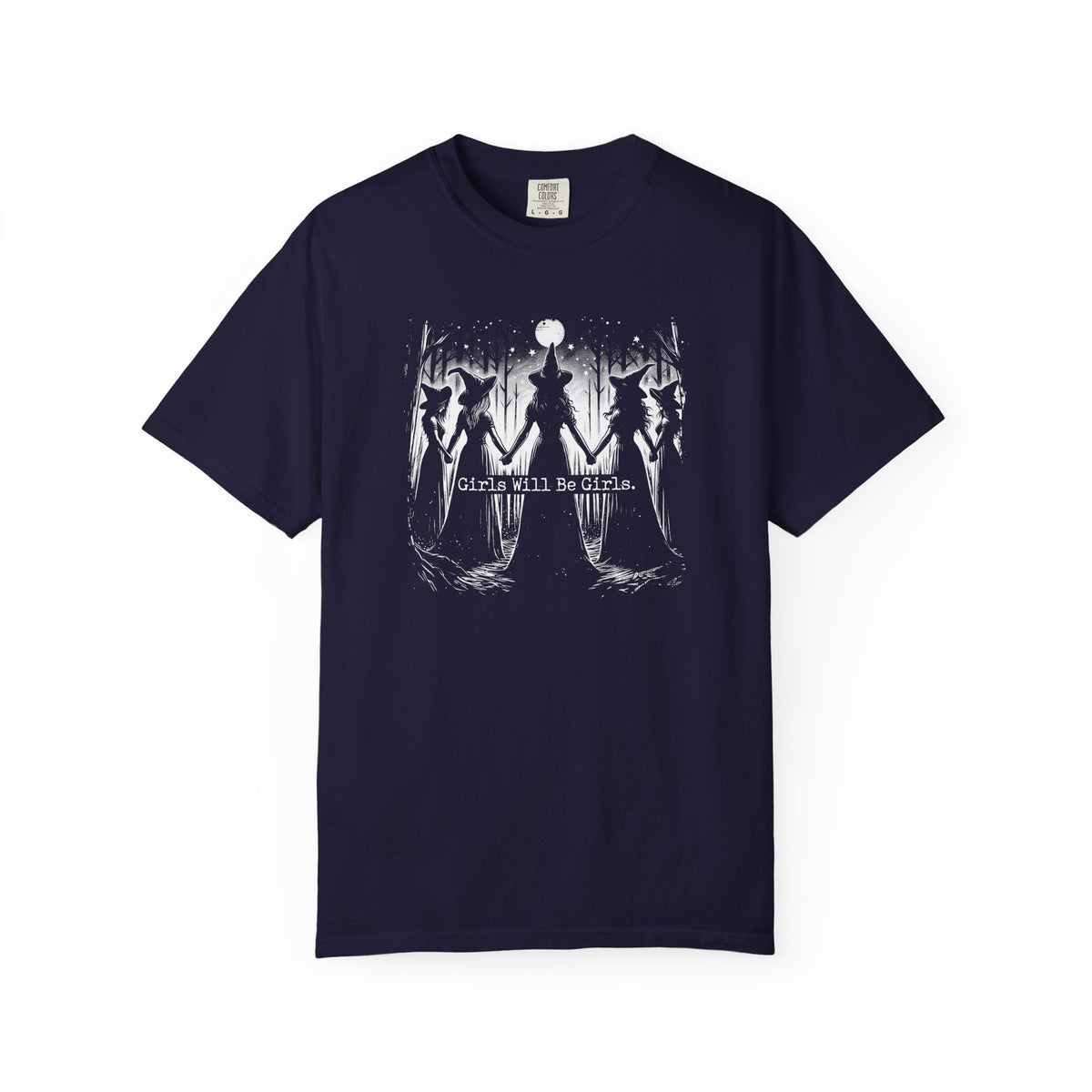 Girls Will Be Girls Witch's Coven Graphic T-Shirt