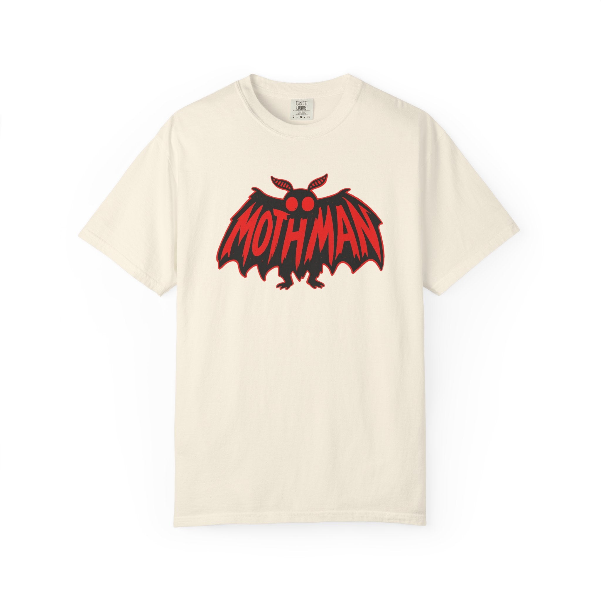 Mothman Red Bat Logo Graphic T-Shirt