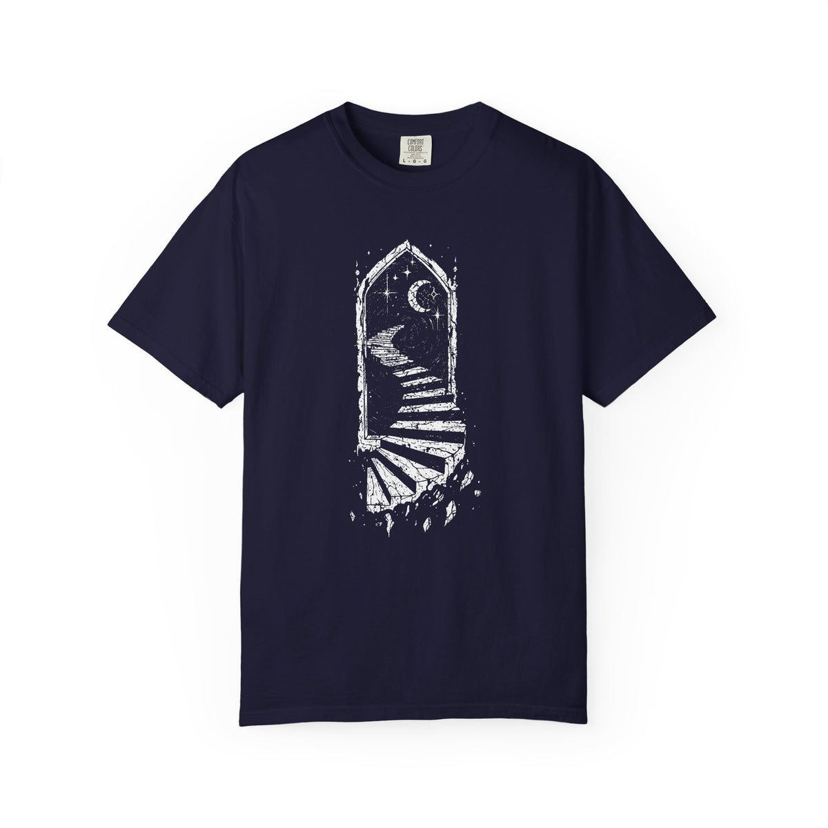 Dark Fantasy Stone Portal Graphic T-Shirt