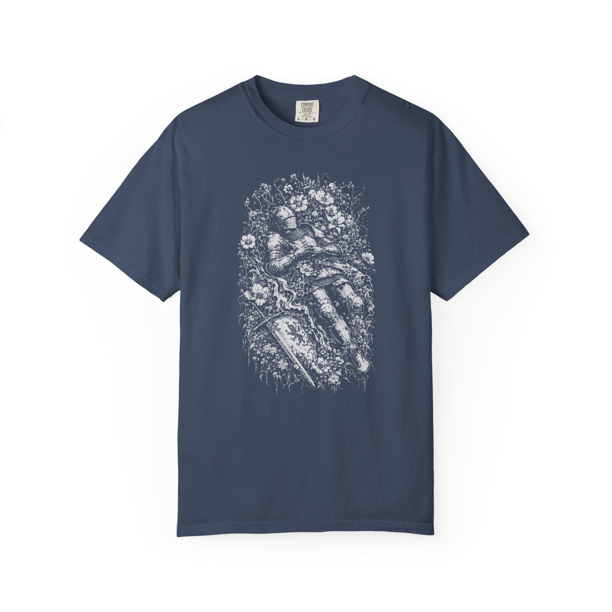 Fallen Knight Wild Flowers Graphic T-Shirt