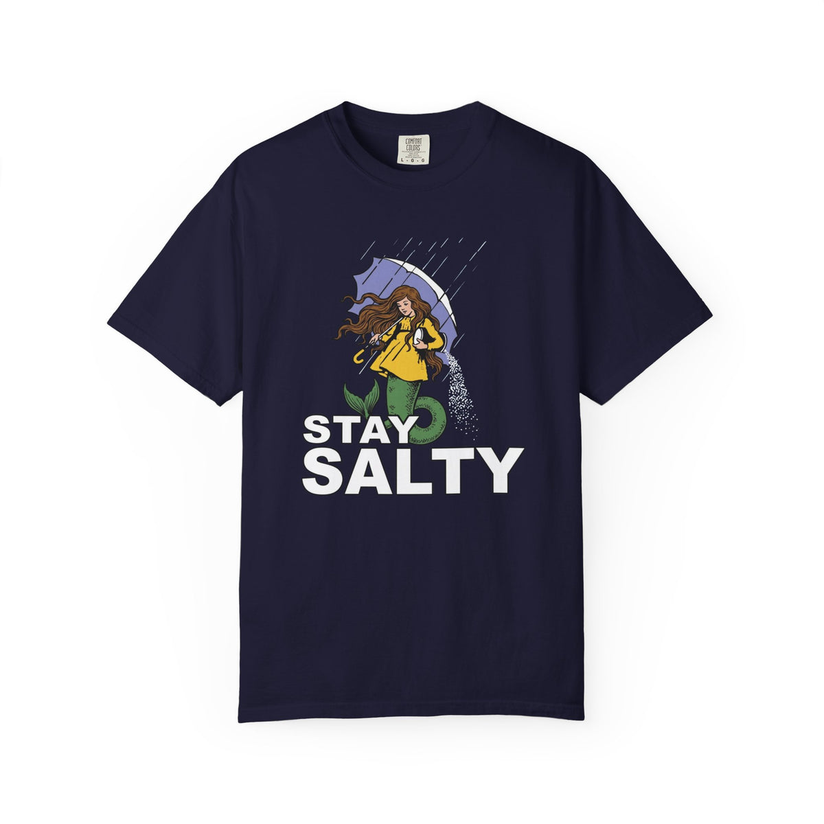 Stay Salty Mermaid Graphic T-Shirt