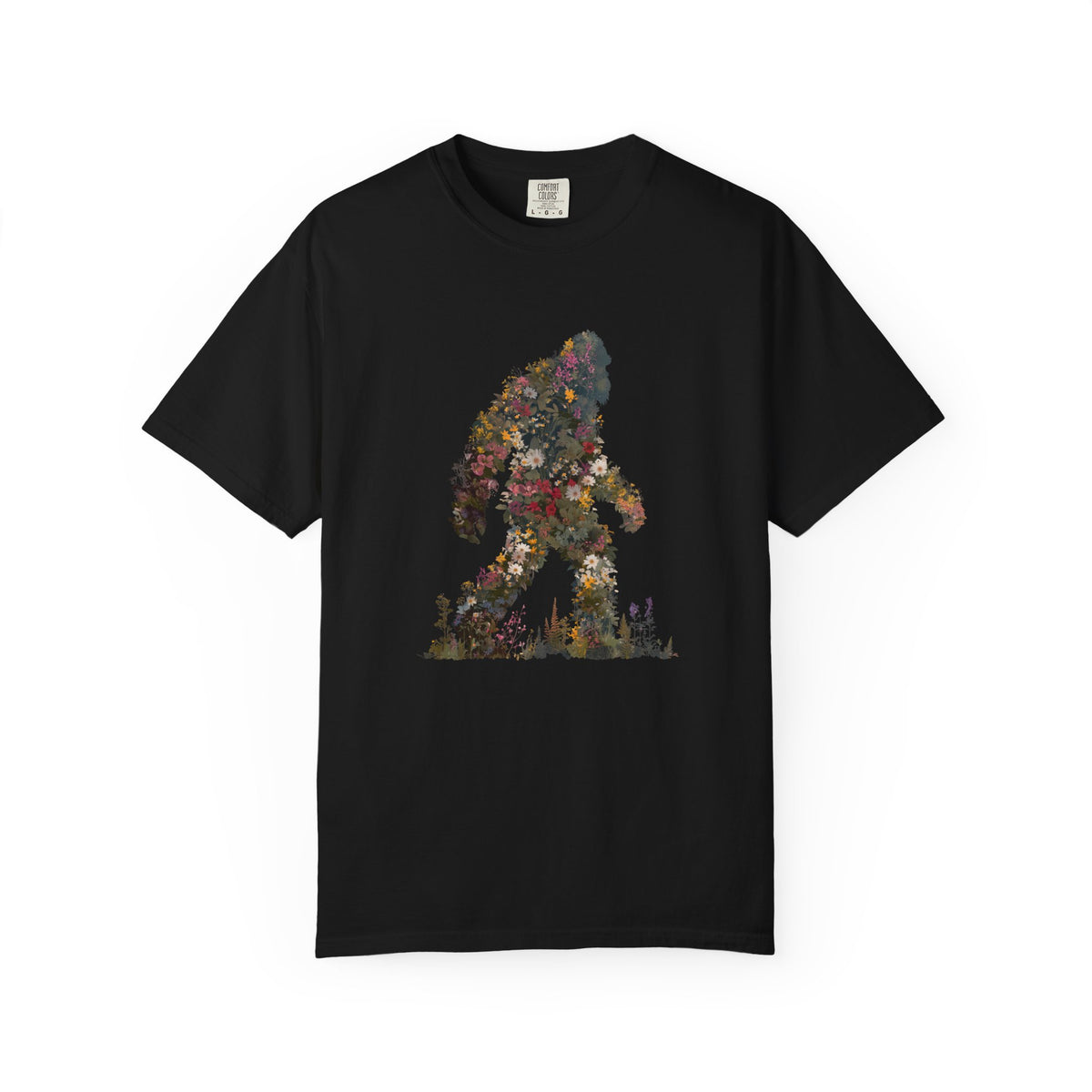 Wild Flowers Sasquatch Graphic T-Shirt