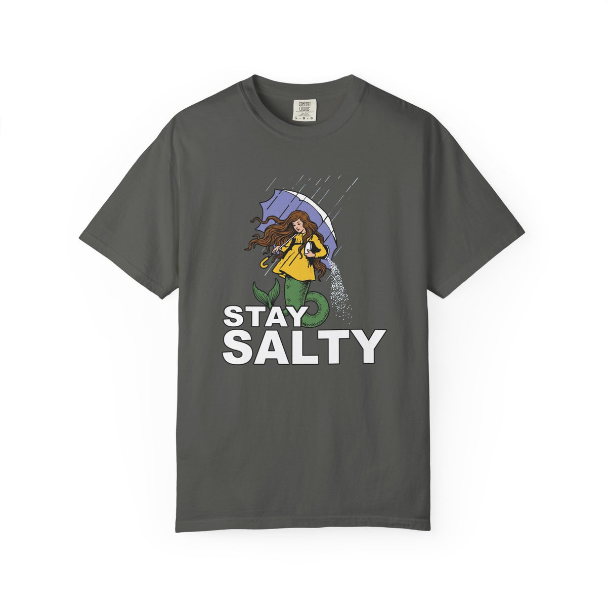 Stay Salty Mermaid Graphic T-Shirt