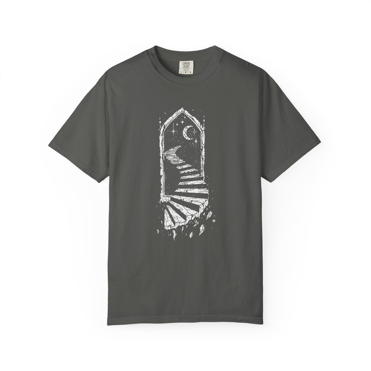 Dark Fantasy Stone Portal Graphic T-Shirt