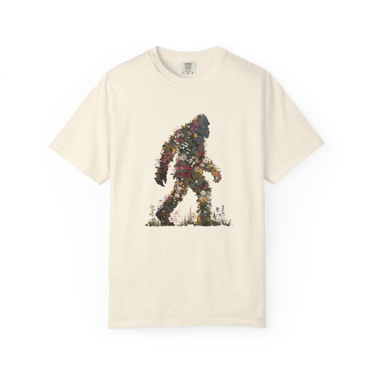 Wild Flowers Sasquatch Graphic T-Shirt