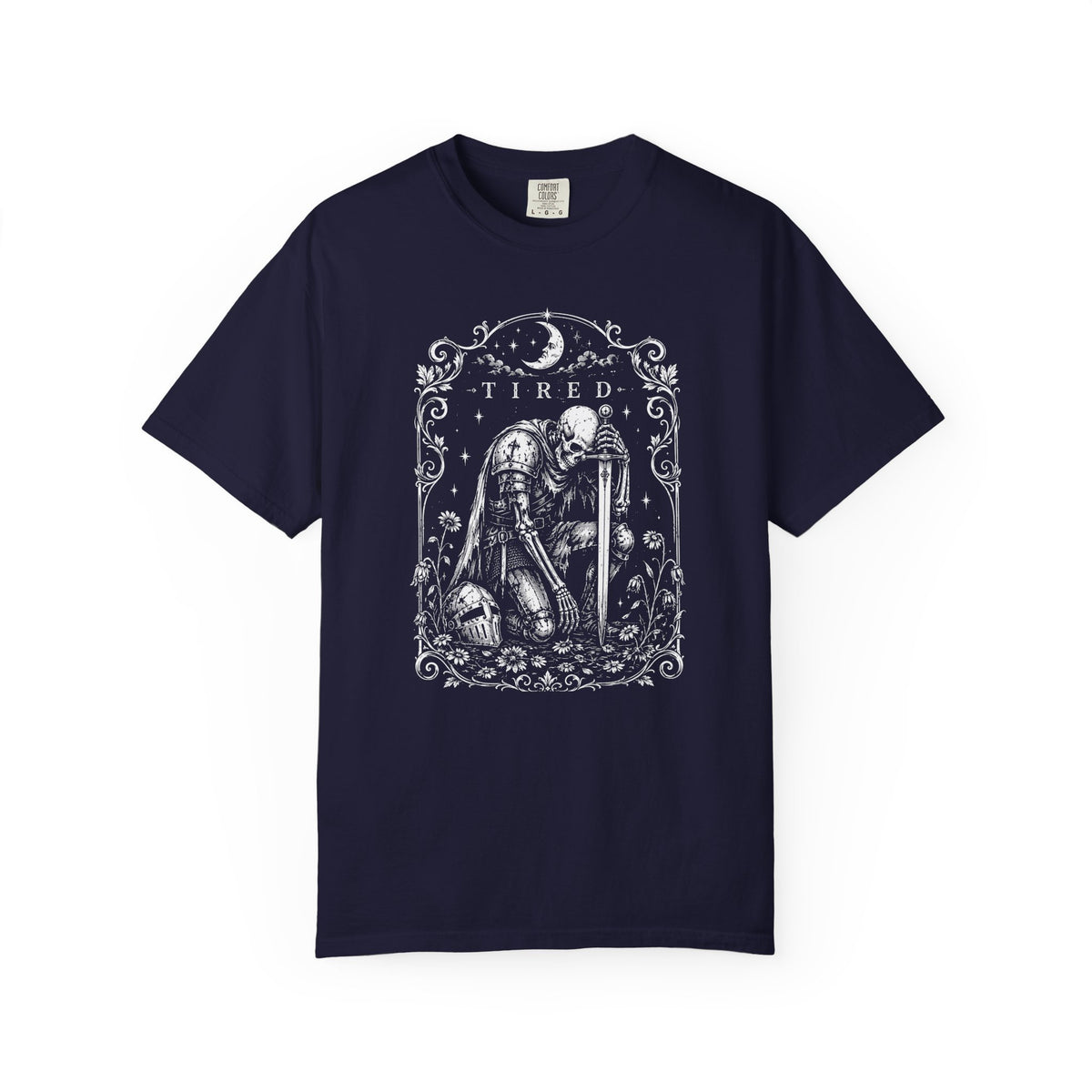 Tired Knight Graphic T-Shirt
