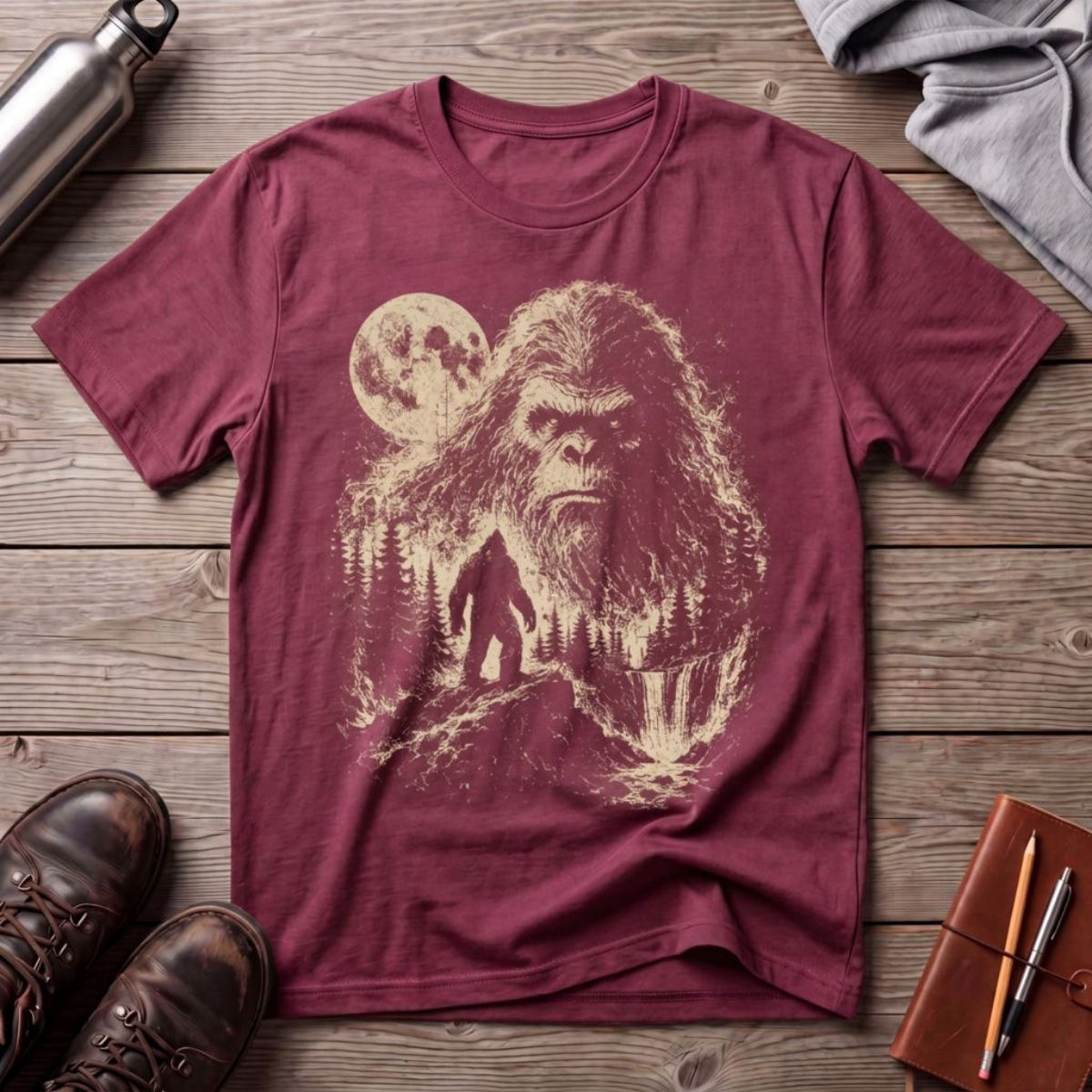 Sasquatch Moon T-shirt