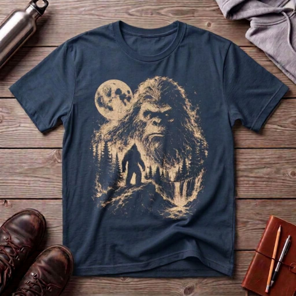 Sasquatch Moon T-shirt