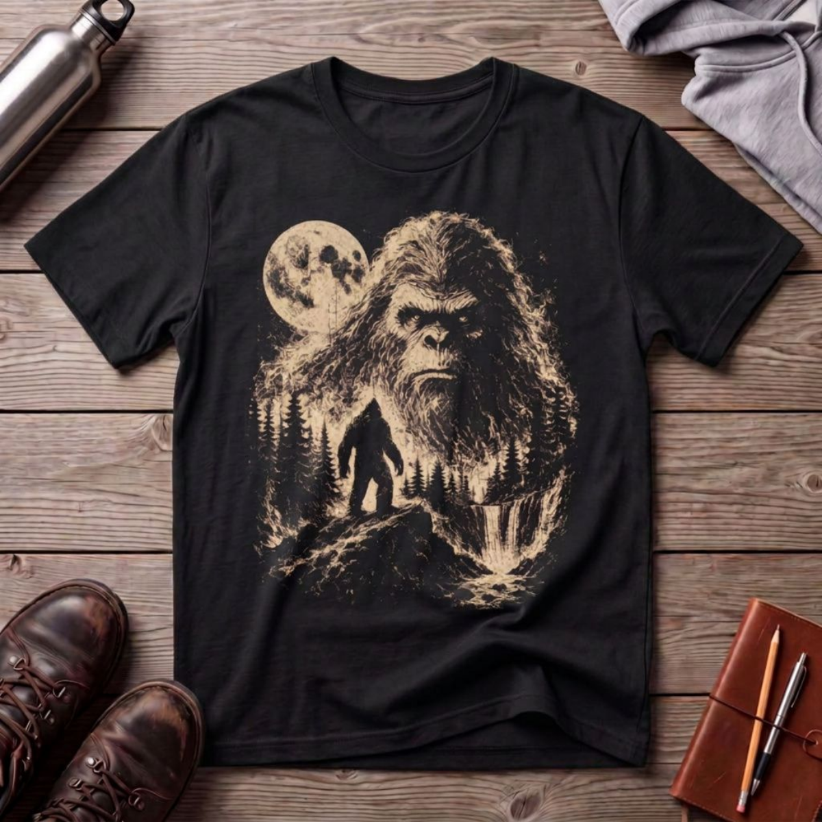 Sasquatch Moon T-shirt