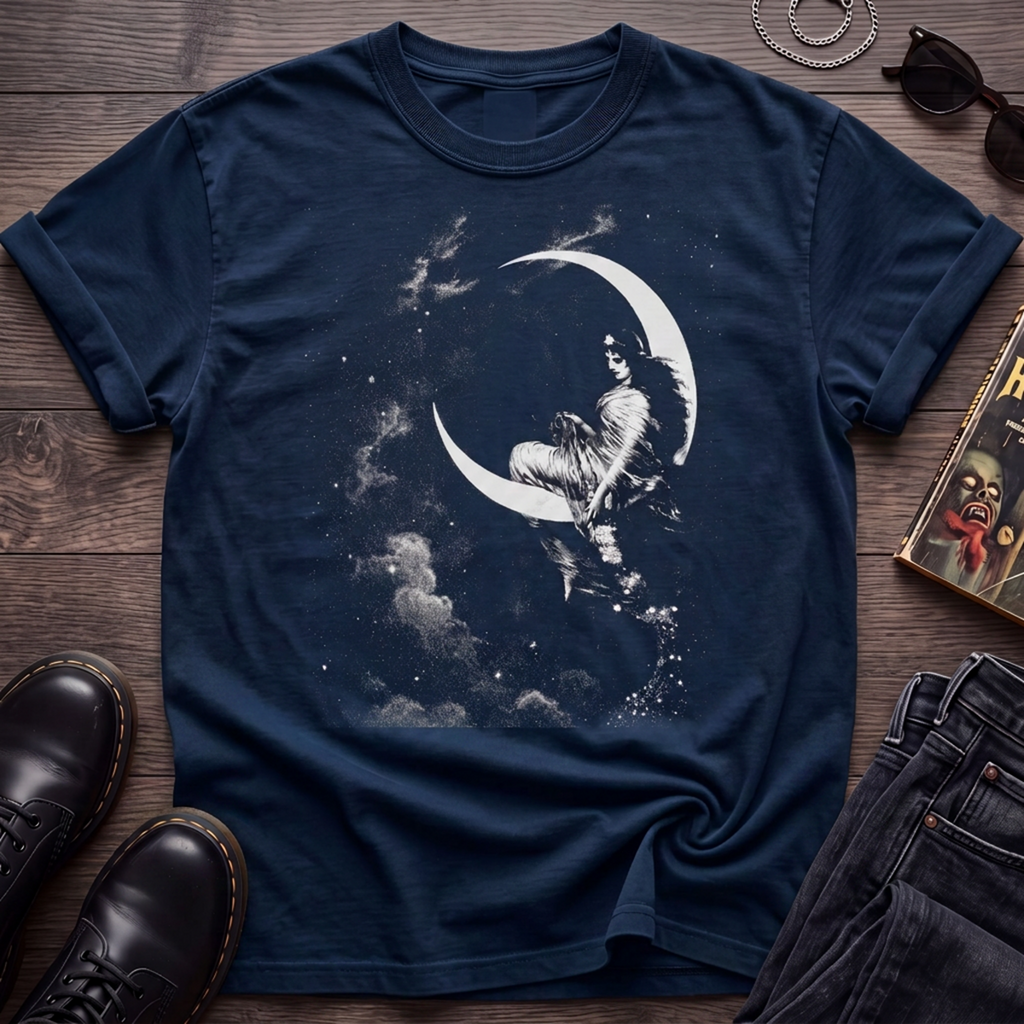 Fairy Of The Moon (1891) Hermann Kaulbach, Graphic T-Shirt
